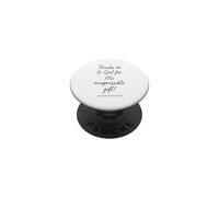 Grazie a Dio per il suo inesprimibile 2 Corinzi 9:15 PopSockets PopGrip Adesivo