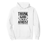 Grazie a Dio Sono ateo Felpa con Cappuccio