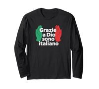 Grazie a Dio Sono Italiano Maglia a Manica