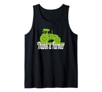 Grazie a Un Contadino - Tractor Green Canotta