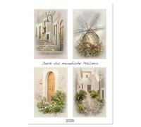 Grazie al romantico Maiorca (calendario da tavolo 2026 DIN A5 alto), calendario mensile Calvendo