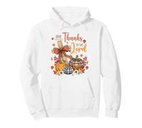 Grazie al Signore Cristiano Bibbia Versi Ringraziamento Felpa con Cappuccio