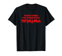 Grazie Mamma Per Avermi Fatto Metallaro - Heavy Metal Maglietta