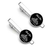 Grazie Papa Francesco 4 fermacravatta per uomo argento cravatta rotonda fermacravatta clip pizzica set di 2 spille per cravatta per anniversario di matrimonio affari laurea