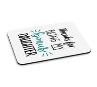 Grazie Per Essendo My Omaggio Daughter PC Computer Mouse Pad Funny Step Migliore