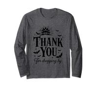 Grazie per Essere Passato da Spooky Theme Maglia a Manica