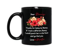 Grazie Per Essere Stata La Mia Tata Tazze Da Tè Durevole Tazze Di Caffè Novità Tazza Colazione Regali Divertenti Per Ragazze Fidanziati Festa Della Mamma 330ml