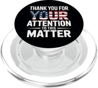 Grazie per la vostra attenzione a questo argomento Bandiera americana PopSockets PopGrip per MagSafe