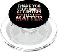 Grazie per la vostra attenzione a questo argomento Bandiera americana PopSockets PopGrip per MagSafe