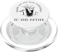 Grazie per la vostra attenzione a questo argomento (Funny Graphic) PopSockets PopGrip per MagSafe