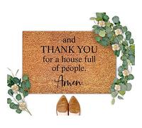 Grazie Per Una Casa Piena Di Persone Coir Zerbini Per Interni Resistente Zerbini Di Benvenuto Raschiafango Tappeto Doccia Per Esterno Ingresso Doccia 40 X 60Cm
