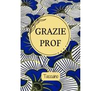 Grazie prof: Taccuino a righe a5 Per appunti / Idee regalo originali per professore