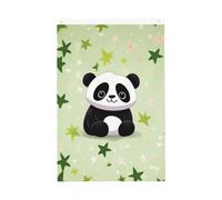 Graziosa bandiera a forma di panda da 0,9 m per esterni e interni, primavera, estate, autunno, inverno, da giardino, con occhiello, verticale, su entrambi i lati, bandiere per feste per decorazioni da