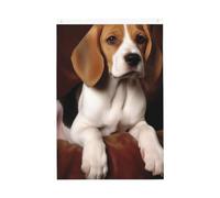Graziosa bandiera da giardino con beagle per cani da 0,9 x 0,9 m, double face, non sbiadisce, per casa, cortile, cortile, cortile, prato, decorazione esterna