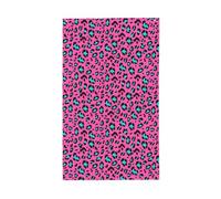 Graziosa bandiera da giardino verticale con stampa leopardata su un solo lato bandiera da cortile per esterni decorazione per feste