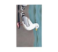 Graziosa bandiera gabbiano. Bandiera decorativa per esterni 0,9 x 1,5 m, striscione verticale in poliestere. Adatto per l'uso come decorazione esterna