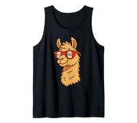 Graziosa Bandiera peruviana con Lama peruviana e Alpaca per Bambini Canotta