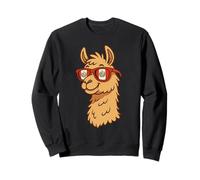 Graziosa Bandiera peruviana con Lama peruviana e Alpaca per Bambini Felpa