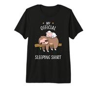 Graziosa Camicia da Notte con Pecora Bradipo, Unisex, per Bambini Maglietta Premium