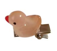 Graziosa clip per capelli a forma di anatra, interessante e divertente 3D, per bambini, per feste e uso quotidiano