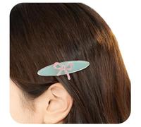 Graziosa clip per capelli con fiocco, design squisito e alla moda, adatta per look carini, vivace e vivace, giocoso ed elegante, un accessorio indispensabile per le donne alla moda.