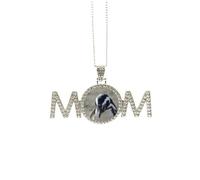 Graziosa collana con pinguini scienza e natura, regalo per la festa della mamma, regalo per mamma, nonna, regalo di compleanno, Medio
