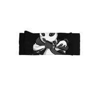 Graziosa fascia per capelli con fiocco per neonata - Adorabile panda tra le braccia, perfetta per bambine da 0 a 6 mesi