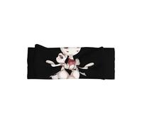 Graziosa fascia per capelli con fiocco per neonata - Adorabile stampa con coniglietto danzante, perfetta per bambine da 0 a 6 mesi