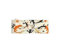 Graziosa fascia per capelli con fiocco per neonata - Adorabile stampa di rettili, perfetta per bambine da 0 a 6 mesi