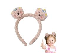 Graziosa fascia per trucco, orso - Fascia per capelli in peluche -