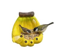 Graziosa mangiatoia per uccelli, divertente decorazione resistente alle | Mangiatoia per uccelli, decorazione da giardino per cortile, terrazza, osservazione e alimentazione degli uccelli