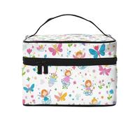 Graziosa mantovana per finestra con tasca per asta, motivo libellula, oscurante, a righe, per soggiorno, camera da letto, cucina, 117 x 45 cm