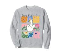 Graziosa paperella da donna Bring Me Sunshine Graphic Summer Design Felpa