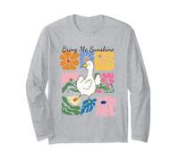 Graziosa paperella da donna Bring Me Sunshine Graphic Summer Design Maglia a Manica
