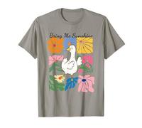 Graziosa paperella da donna Bring Me Sunshine Graphic Summer Design Maglietta