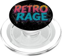Graziosa rabbia retrò con colori freddi PopSockets PopGrip per MagSafe