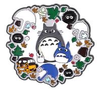 Graziosa spilla con mostro di gatto, smaltata, Klein, Metallo non prezioso