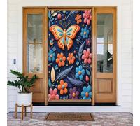 Graziosa stampa botanica con farfalla n. 28, decorazione decorativa per interni ed esterni, primavera, estate, autunno, inverno, Halloween, Natale, decorazioni per la casa