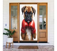 Graziosa stampa boxer n. 22 coperture decorative per porte, striscione per interni/esterni, primavera, estate, autunno, inverno, Halloween, Natale, decorazioni per la casa