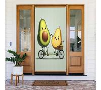 Graziosa stampa di avocado n. 7, decorazione decorativa per porta, per interni ed esterni, primavera, estate, autunno, inverno, Halloween, Natale, decorazioni per la casa