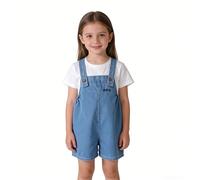 Graziosa Tutina con Bavaglino e Orecchie di Coniglio per Bambine e Bambine, Leggera Tuta da Gioco (1-6 Anni)