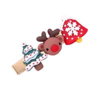 Graziose clip per capelli di Natale per ragazze, fermagli per capelli natalizi per ragazze, clip per vacanze per | Imbottiture per calze di Natale, forcine per capelli festivi Cutie per le va