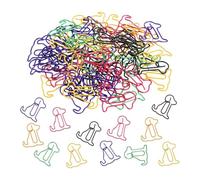 Graziose graffette a forma di cane, 60 pezzi | Graffette a forma di animali per studenti, insegnanti, autori, scrapbooking, diari, casa, scuola, ufficio, studio, aule e