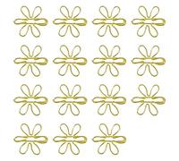 Graziose graffette a forma di girasole, 100 clip in metallo, 29 x 29 cm, ideali per organizzare documenti, segnalibri e artigianato