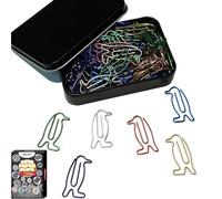 Graziose graffette a forma di pinguino, 65 pezzi, segnalibri, regali a forma di pinguino, regalo per donne, bambini, colleghi, insegnanti