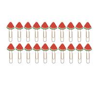 Graziose graffette - Fermacarte a forma di anguria, graffette decorative per documenti e quaderni di carta da disegno