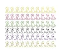 Graziose graffette per insegnanti, 60 pezzi, con cani | Graffette da ufficio per diari, insegnanti, educatori, professionisti, collezionisti, autori, casa, scuola, ufficio, aule