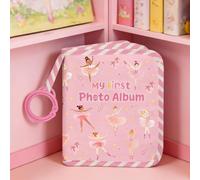 Graziose mini buste per pagine, primo album fotografico per bambini | Inserti tascabili trasparenti, rivestimento in tessuto morbido, accessorio ricordo essenziale per riporre foto di famiglia