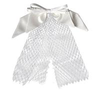 Graziose mollette per capelli in metallo per ragazze con fiocco in tinta unita