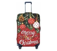 Graziose palline decorative natalizie colorate per bagagli da viaggio, elastiche, per valigie, 45-81 cm, Nero , x-large